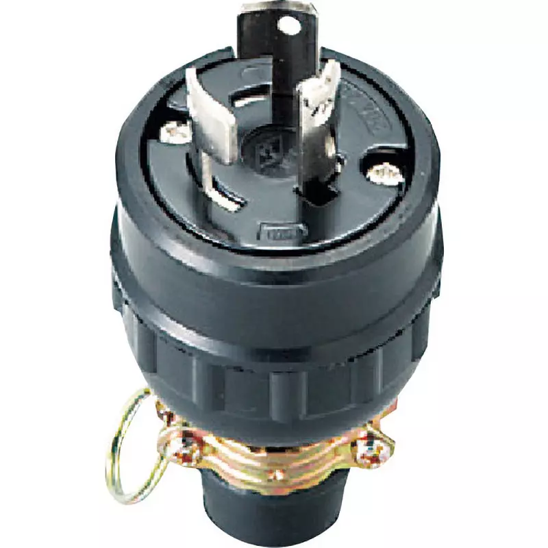TRUSCO Hook Plug 250 V Rated Voltage 20 A Rated Current 2 CT2 to 3.5 VCT3.5 Suitable Wire, TMH2583