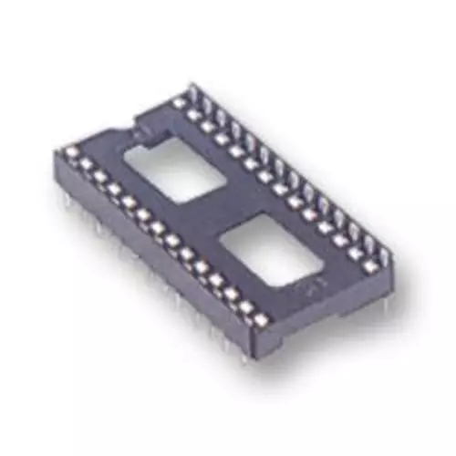 MULTICOMP PRO IC Sockets SOCKET IC, DIL, TUBE/26, 18WAY, PK26, MC-2227-18-03-F1 (Pack of 26)