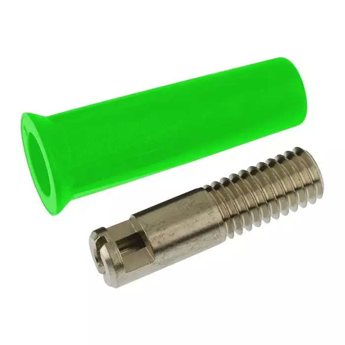 MULTICOMP PRO Banana Plugs & Jacks TEST JACK, 36A, SOLDER, GREEN, 76-1446