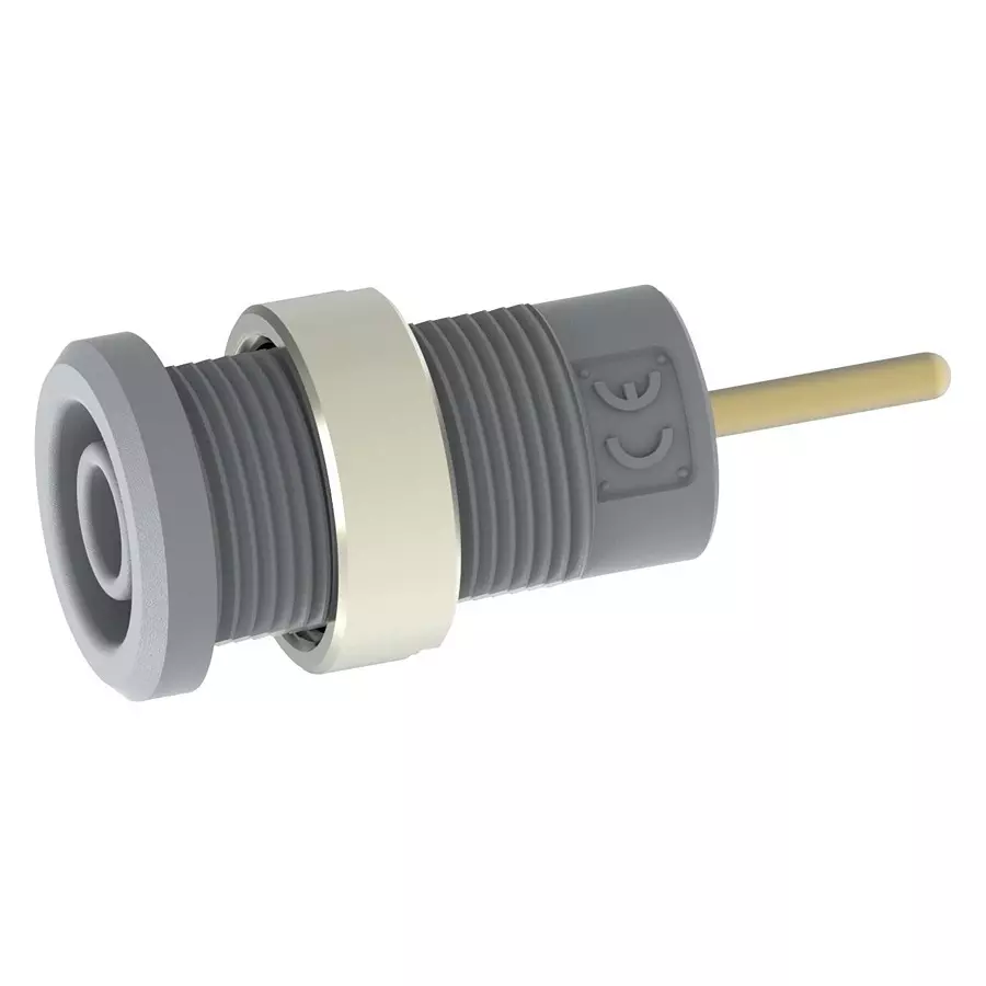 MULTICOMP PRO Banana Plugs & Jacks CONN, BANANA, JACK, 36A, TH, GRY, 72-14196