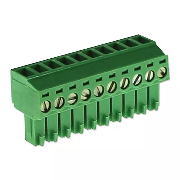 CAMDENBOSS Terminal Block, Pluggable, 10Pos, 16Awg, CTB92HE/10