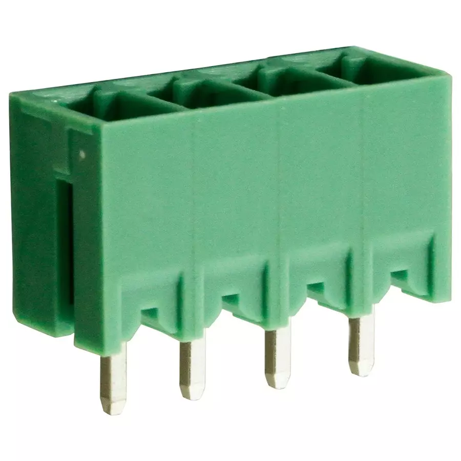 CAMDENBOSS Terminal Block, Header, 4Pos, Th, CTBP93VE/4 (Pack of 10)