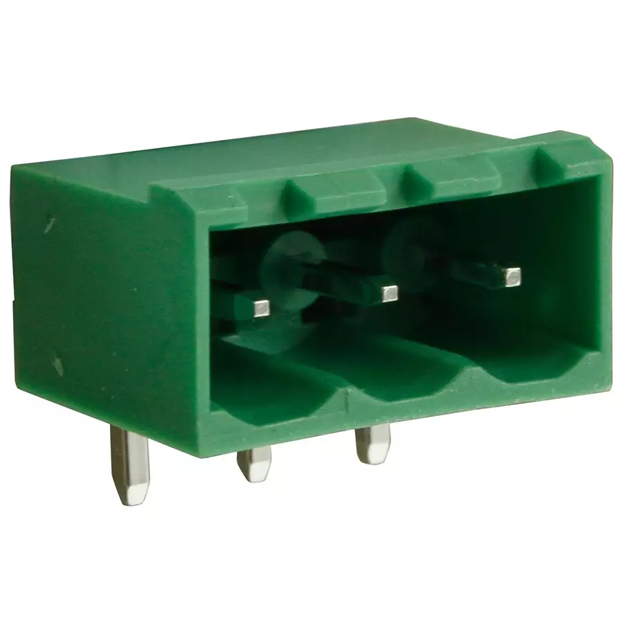 CAMDENBOSS Terminal Block, Header, 3Pos, R/A, Th, CTBP9350/3 (Pack of 10)