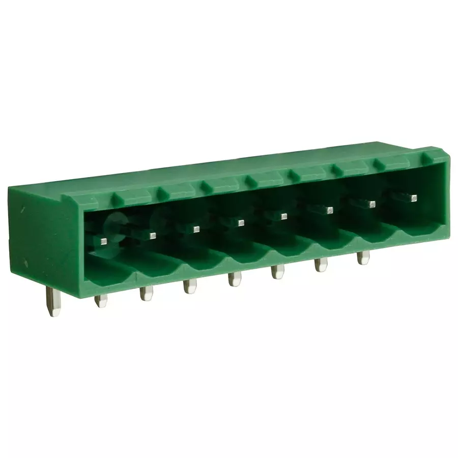CAMDENBOSS Terminal Block, Header, 8Pos, R/A, Th, CTBP9350/8 (Pack of 10)