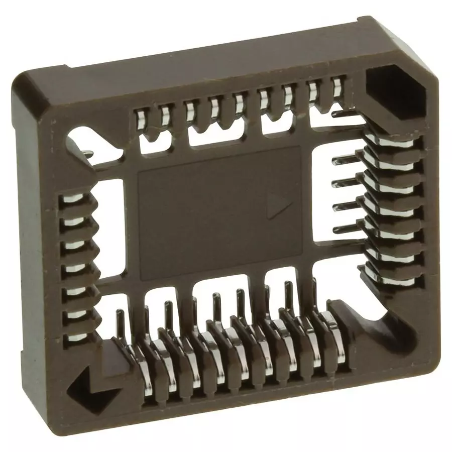 PRECI-DIP Plcc Socket, 32Pos, 1.27Mm, Smt, 540-88-032-17-400-TR