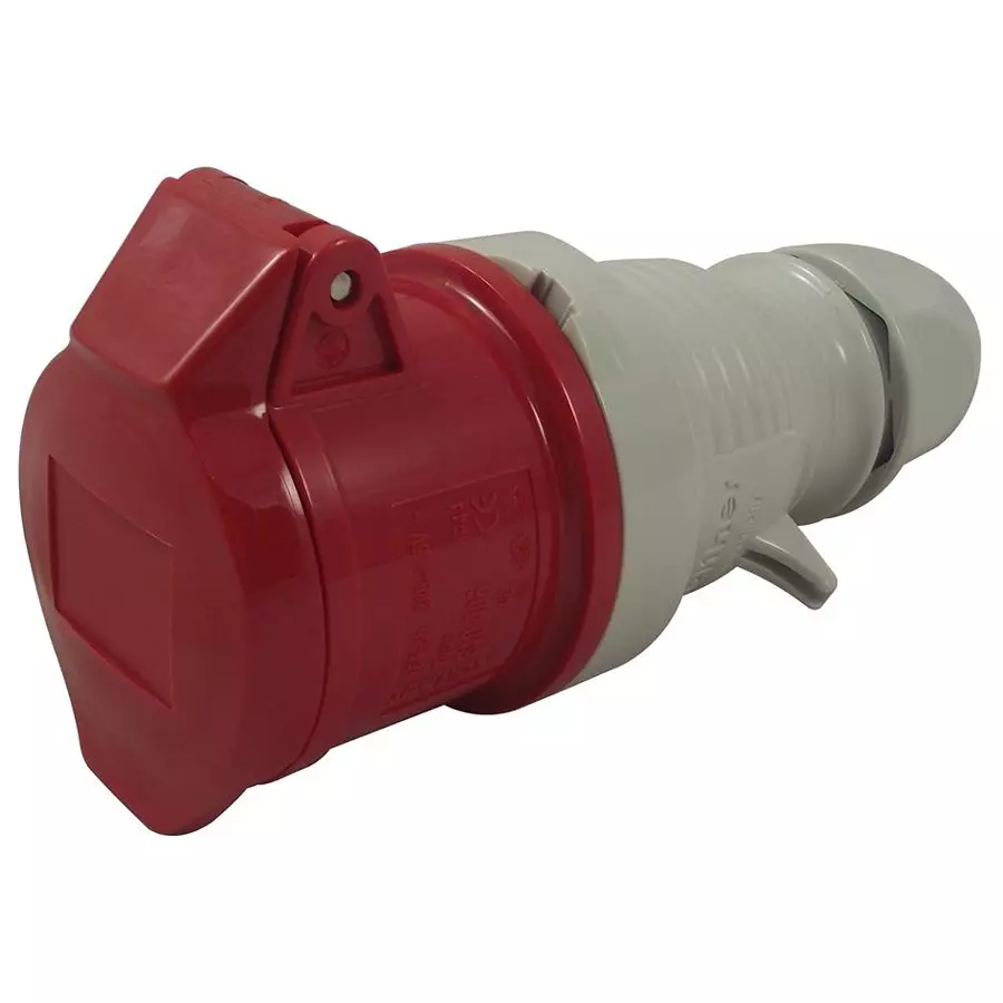 WALTHER Socket, Free, 400V, 16A, 3P+E Way, 310406