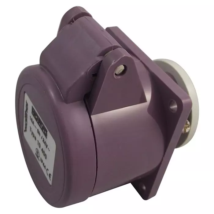 WALTHER Socket, Panel Mount, 25V, 16A, 2P, 10400