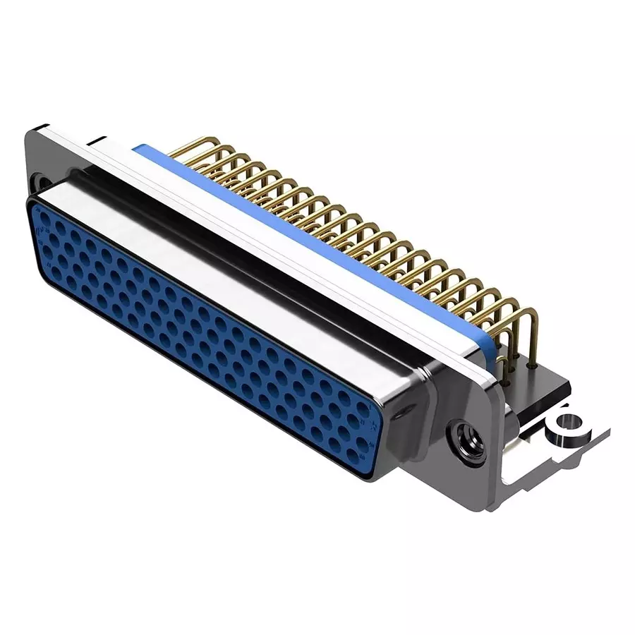 POSITRONIC HD D SUB CONN, RCPT, 44POS, DB, CRIMP, MCDD44S1000K/AA-15.