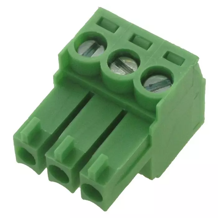 AMPHENOL ANYTEK TERMINAL BLOCK PLUGGABLE, 3 POSITION, 26-16AWG, 20020004-C031B01LF