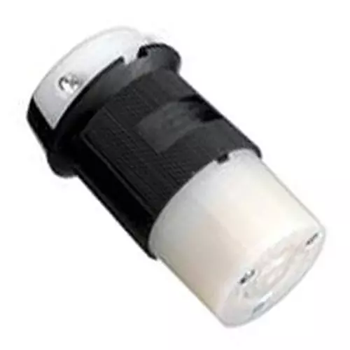 HUBBELL WIRING DEVICES CONNECTOR, POWER ENTRY, RECEPTACLE, 20A, HBL7314C