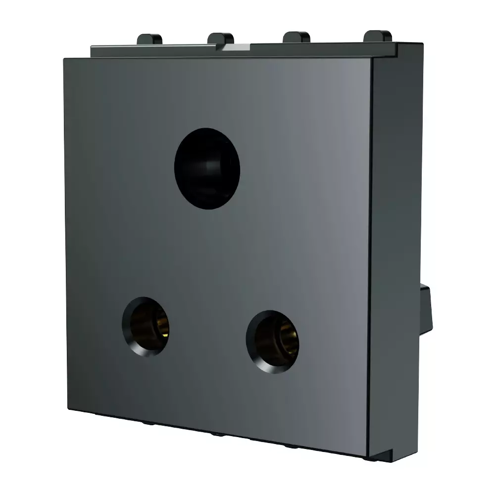 Cona ESTELLA 3 Pin Socket 6 A Current Black, 19061
