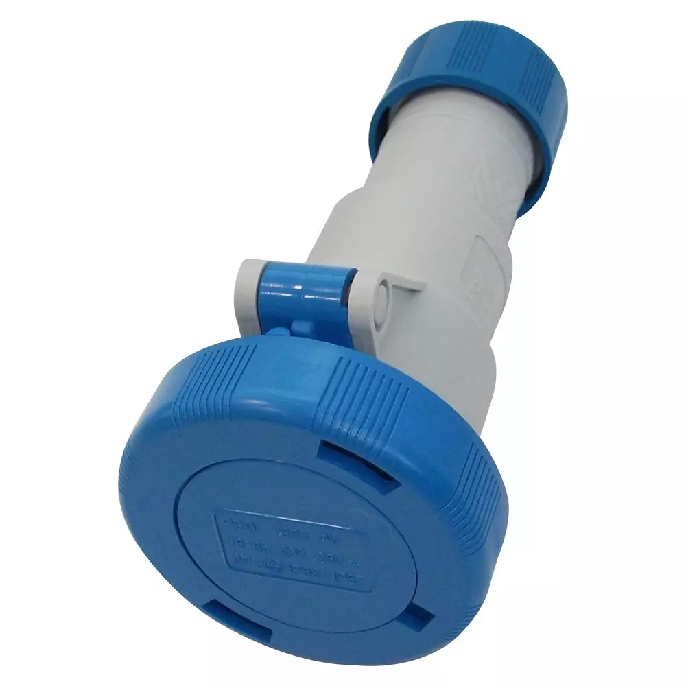 ILME Industrial Coupler, 2P, 16A, 230V, Blu, PEW1663PV