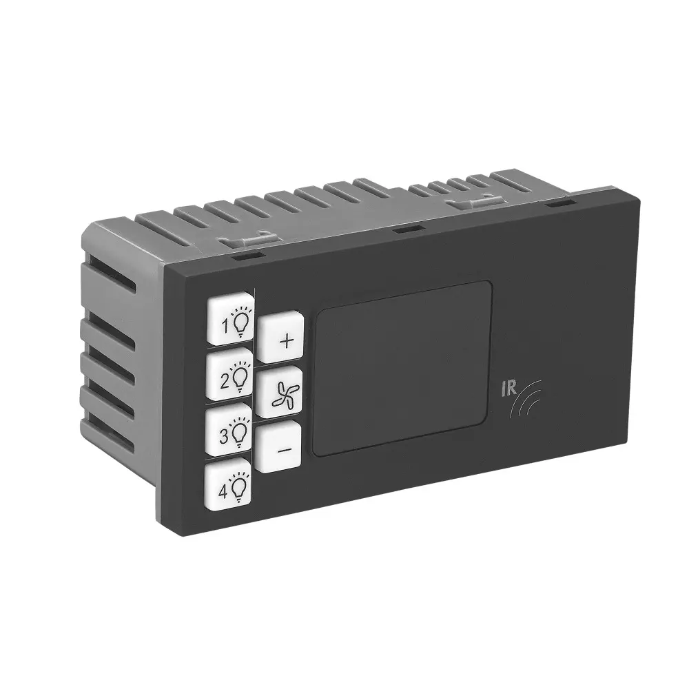 Legrand Remote Control Unit for Light & Fan Allzy 4 Module Matt Black, 6812 54