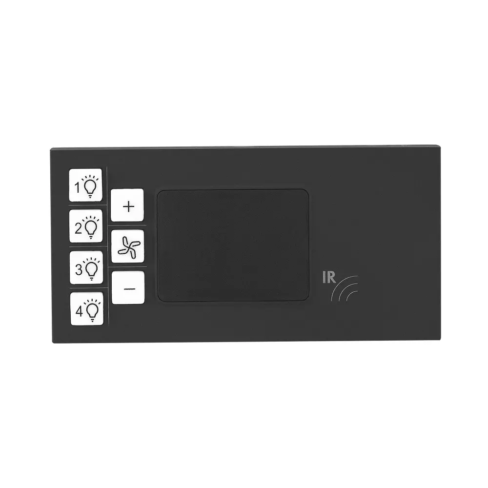 Legrand Remote Control Unit for Light & Fan Allzy 4 Module Matt Black, 6812 54