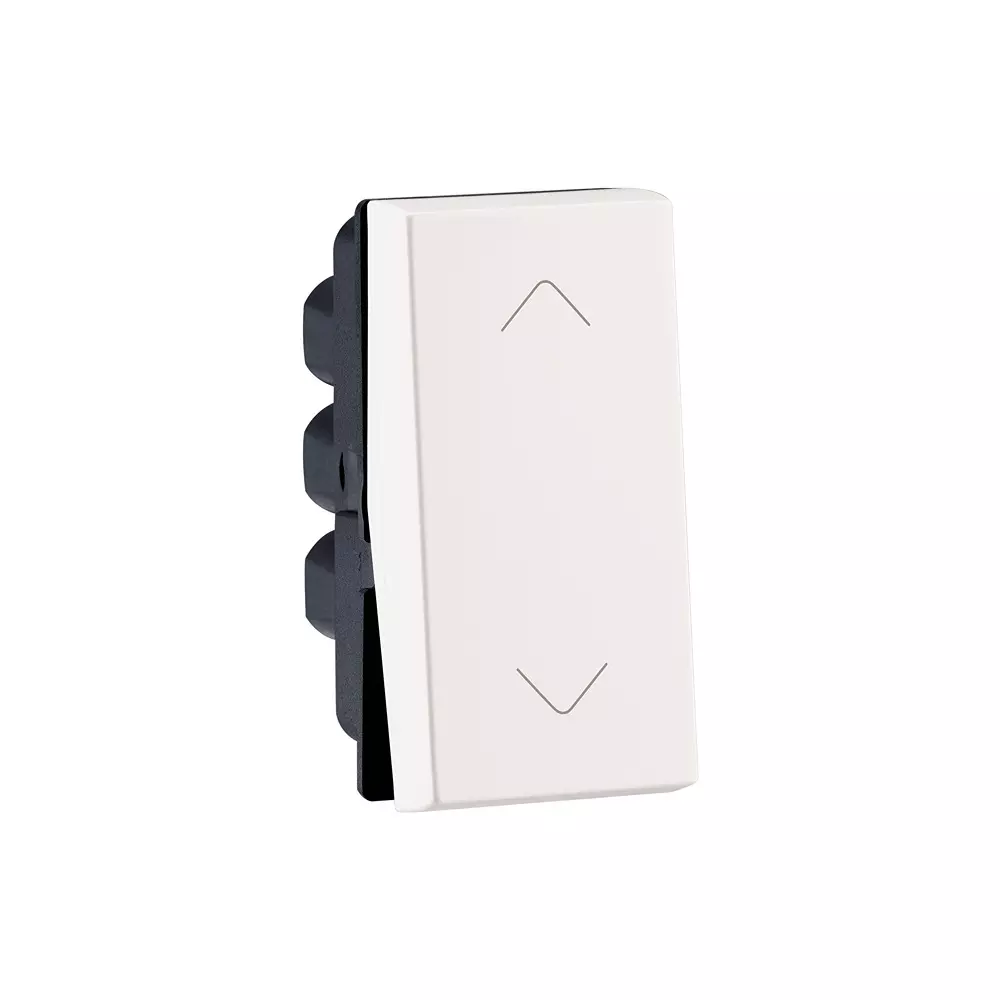 Legrand Switch with Indicator Myrius Classic White 6 Amp 1 Module 1 Way, 6792 02