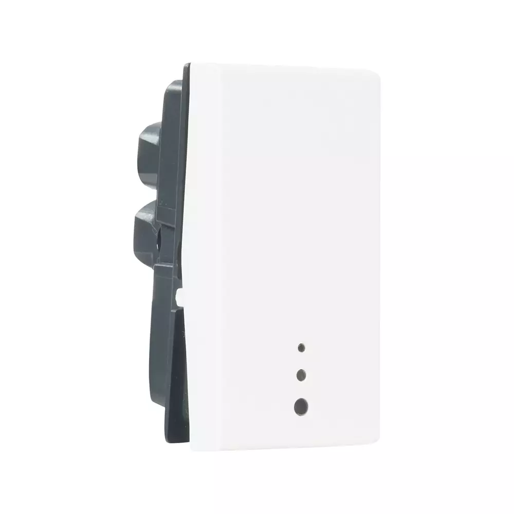 Legrand Switch with Indicator Myrius Classic White 10 Amp 1 Module 1 Way, 6793 02 (Pack of 20)