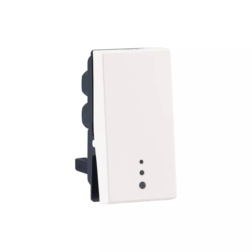 Legrand Switch with Indicator Myrius Classic White 16 Amp 1 Module 1 Way, 6792 11