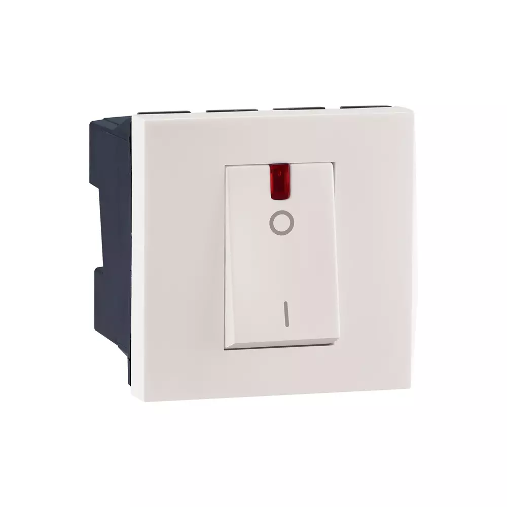 Legrand Switch with Indicator Myrius Classic White 32 Amp 2 Module 2 Pole, 6792 17