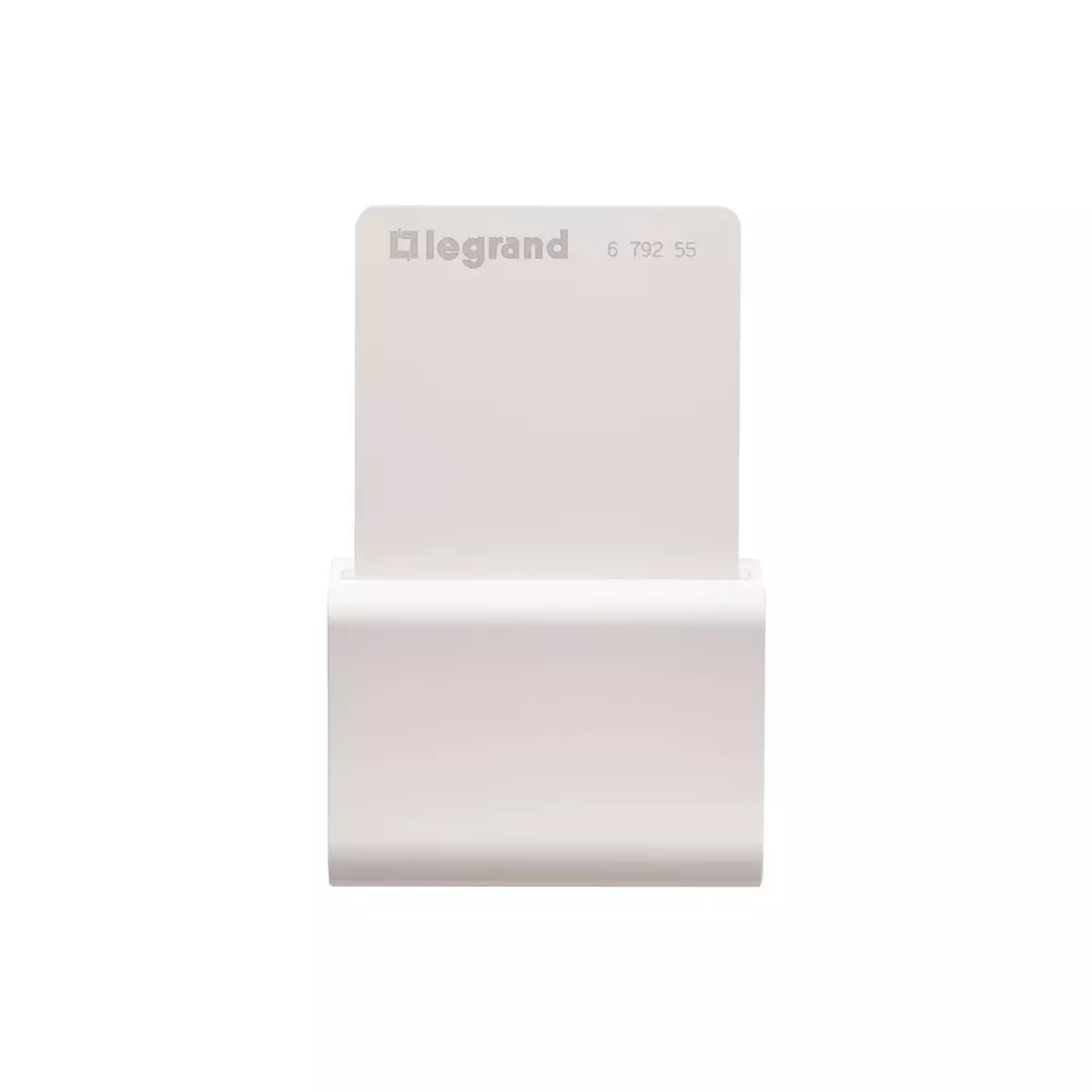 Legrand Key Card Switch Myrius Classic White 15 Amp 2 Module, 6792 53