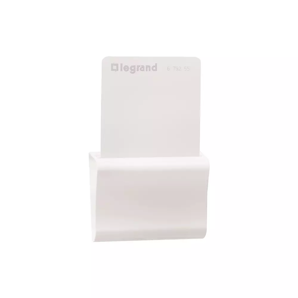 Legrand Key Card Switch Myrius Classic White 15 Amp 2 Module, 6792 53