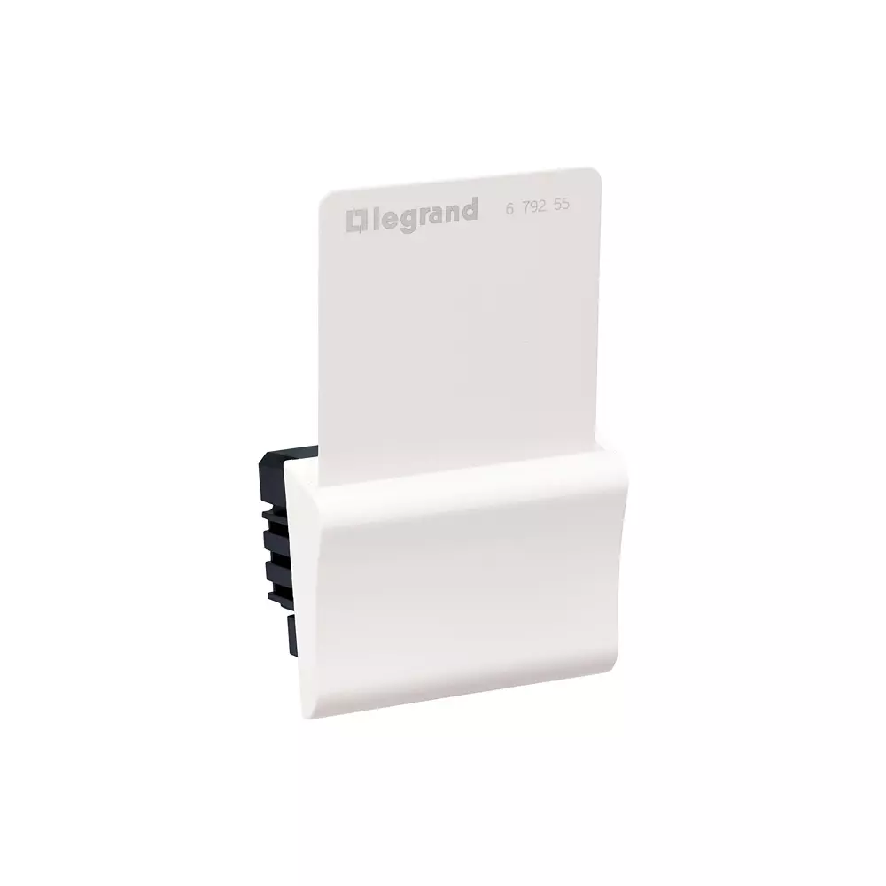 Legrand Key Card Switch Myrius Classic White 15 Amp 2 Module, 6792 53