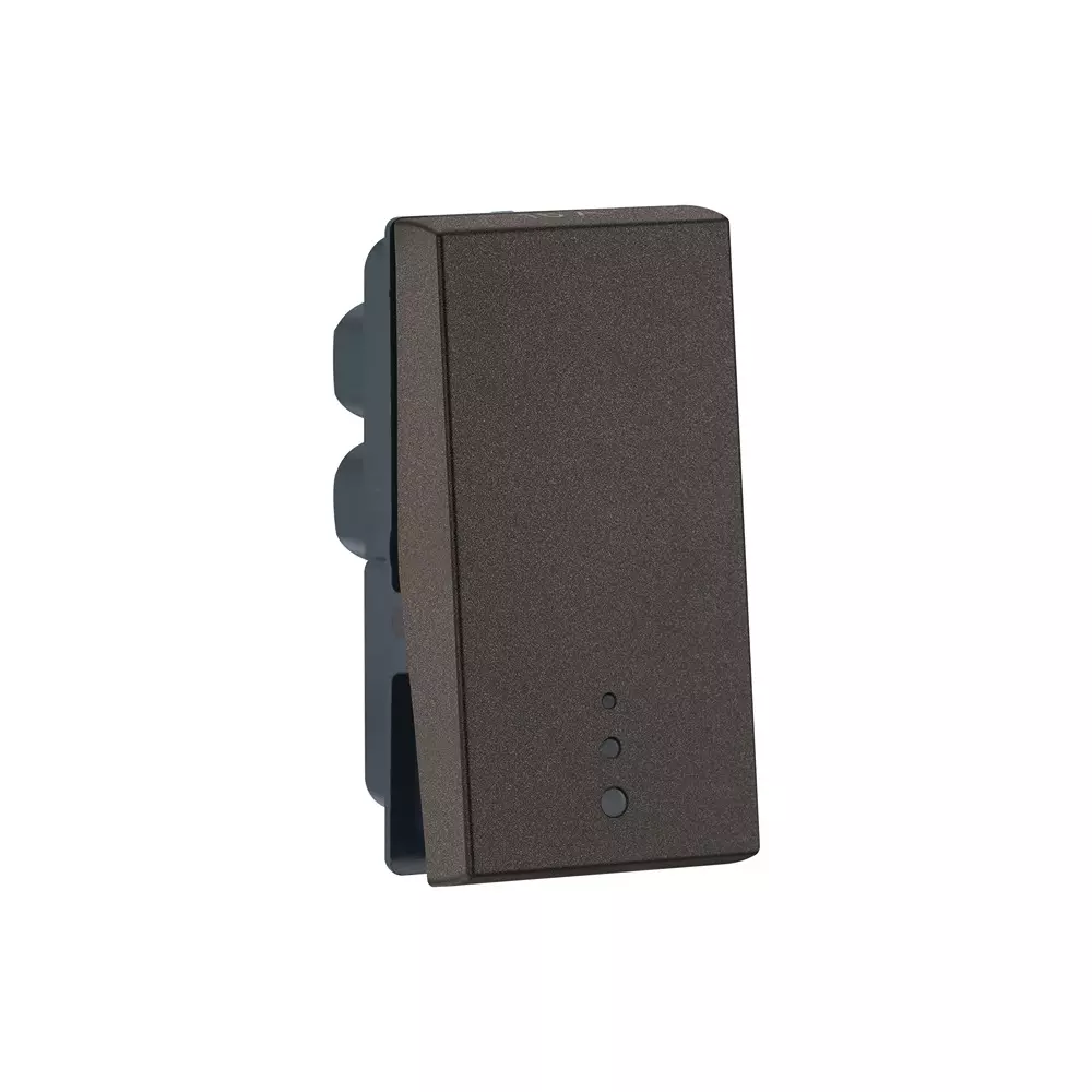 Legrand Switch with Indicator Myrius Charcoal Grey 16 Amp 1 Module 1 Way, 6794 11