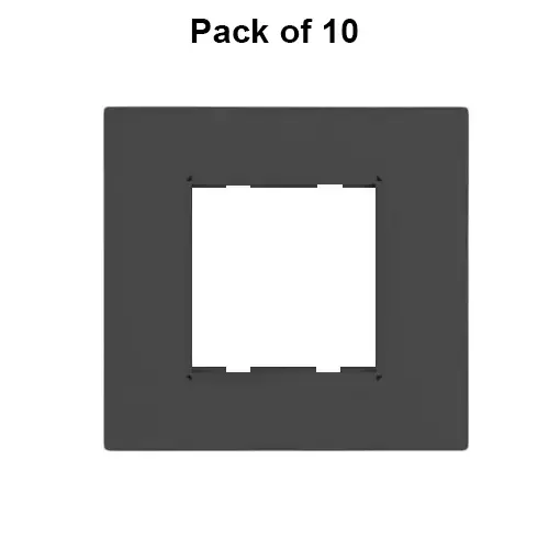 Cona GlazTouch Modular Plate Black 2 Modules, GT 1102 (Pack of 10)