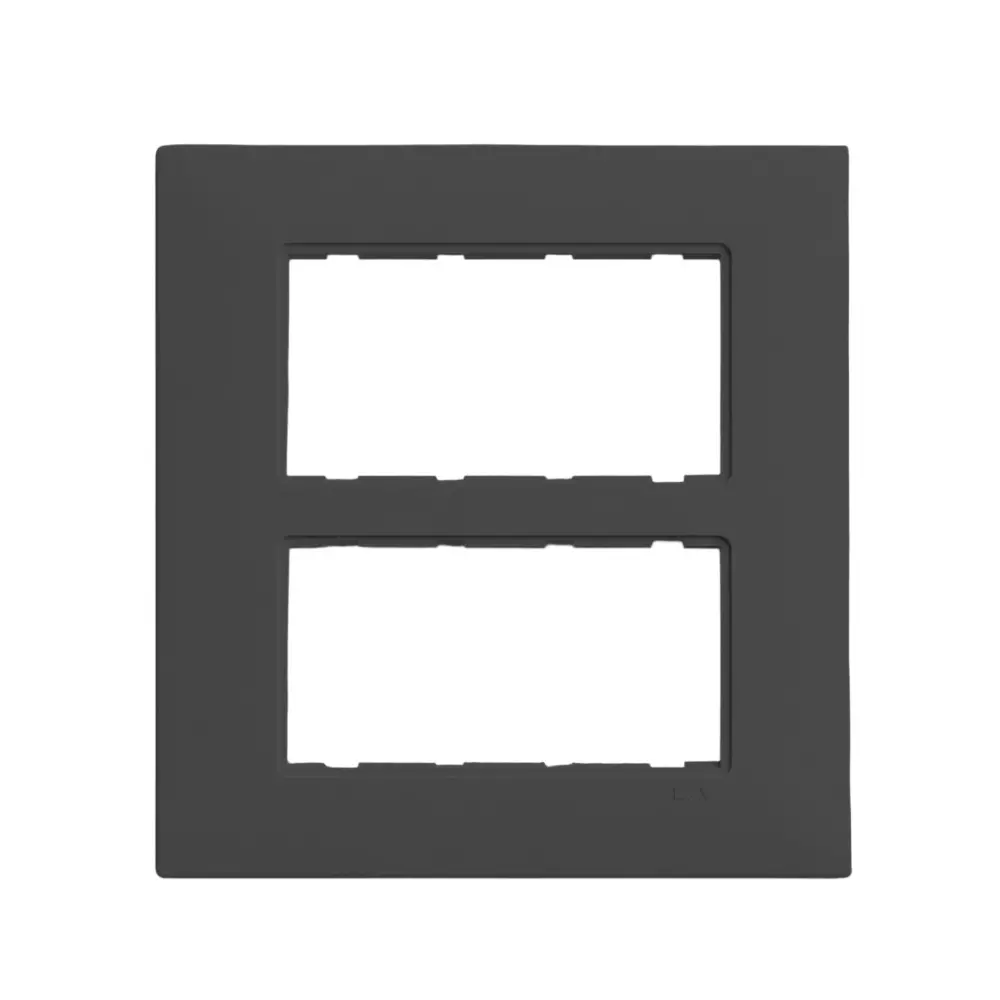 Cona GlazTouch Modular Plate Black 8 Modules(Square), GT 1109 (Pack of 10)