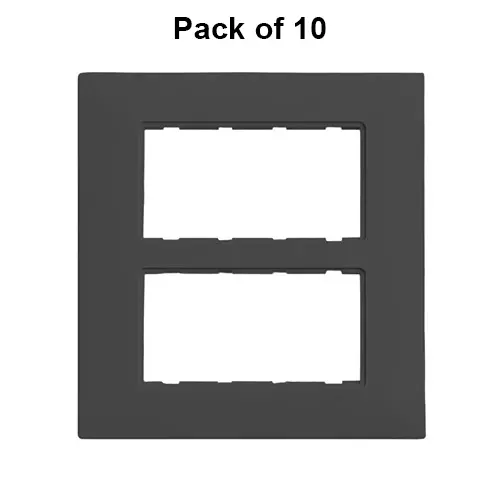 Cona GlazTouch Modular Plate Black 8 Modules(Square), GT 1109 (Pack of 10)