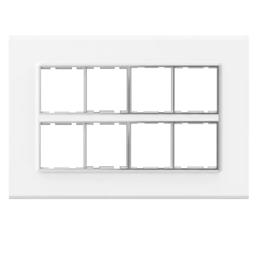 Cona Trimmwood Modular Plate White 16 Modules, TR 1110 (Pack of 10)