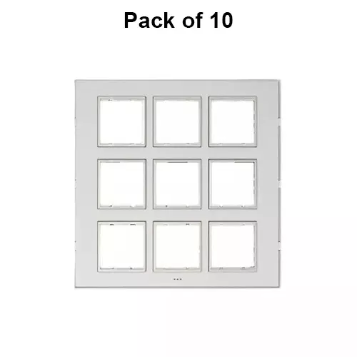 Cona Glasglow Modular Plate White 18 Modules, GM 1118 (Pack of 10)