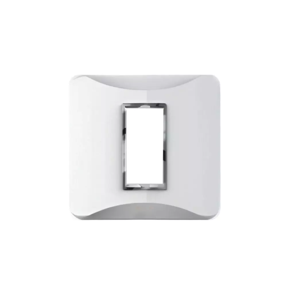 Cona Smooth Glow Modular Plate White 1 Module, SG 1101 (Pack of 10)