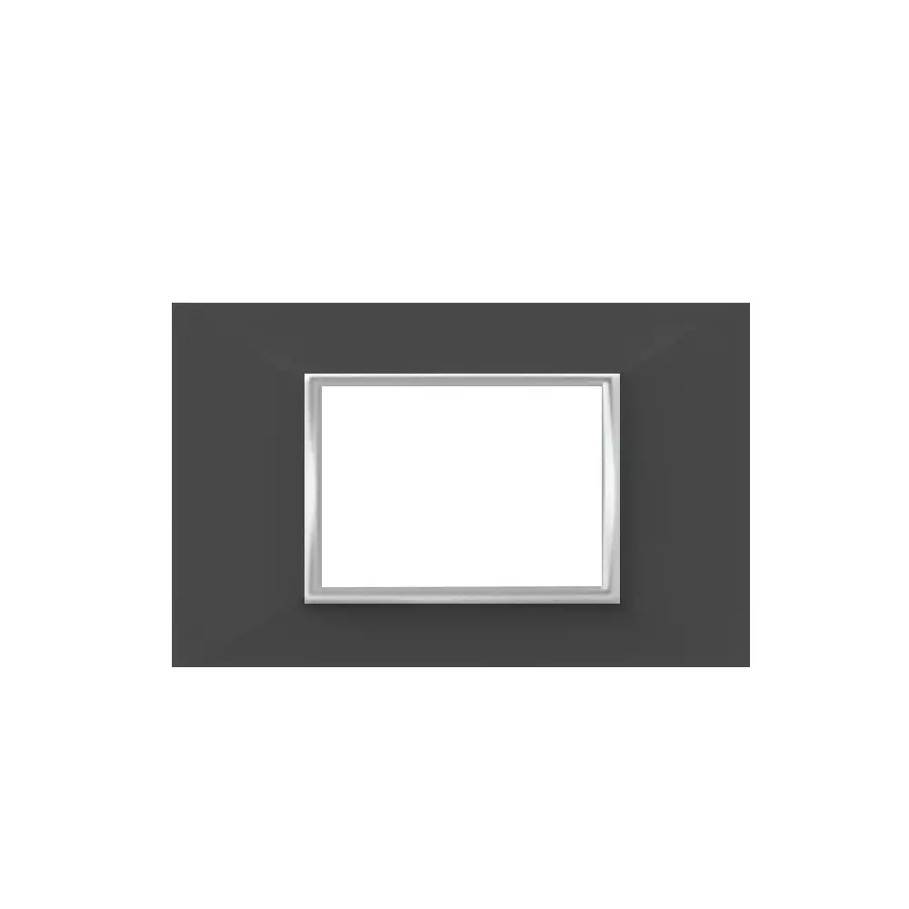 Cona Amaze Modular Plate Black 3 Modules, AW 2203 (Pack of 10)