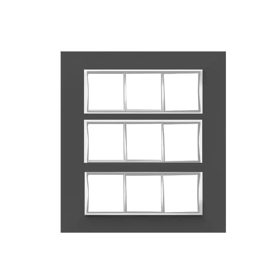 Cona Amaze Modular Plate Black 18 Modules, AW 2210 (Pack of 10)