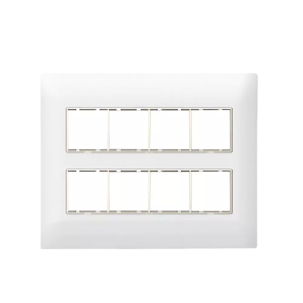 Cona Sleekwood Modular Plate White 16 Modules (Big), SWN 1118 (Pack of 10)