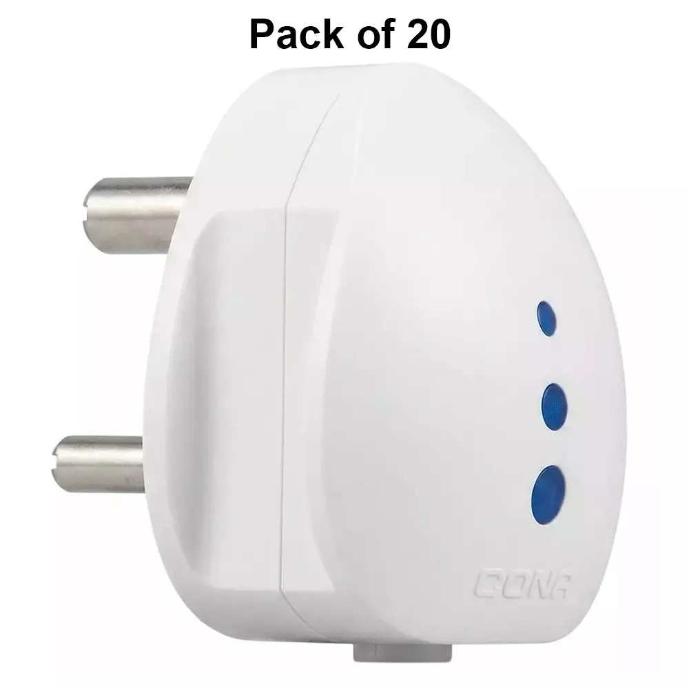cona-plug-top-with-indicator-trilite-white-4931-pack-of-20-pcs