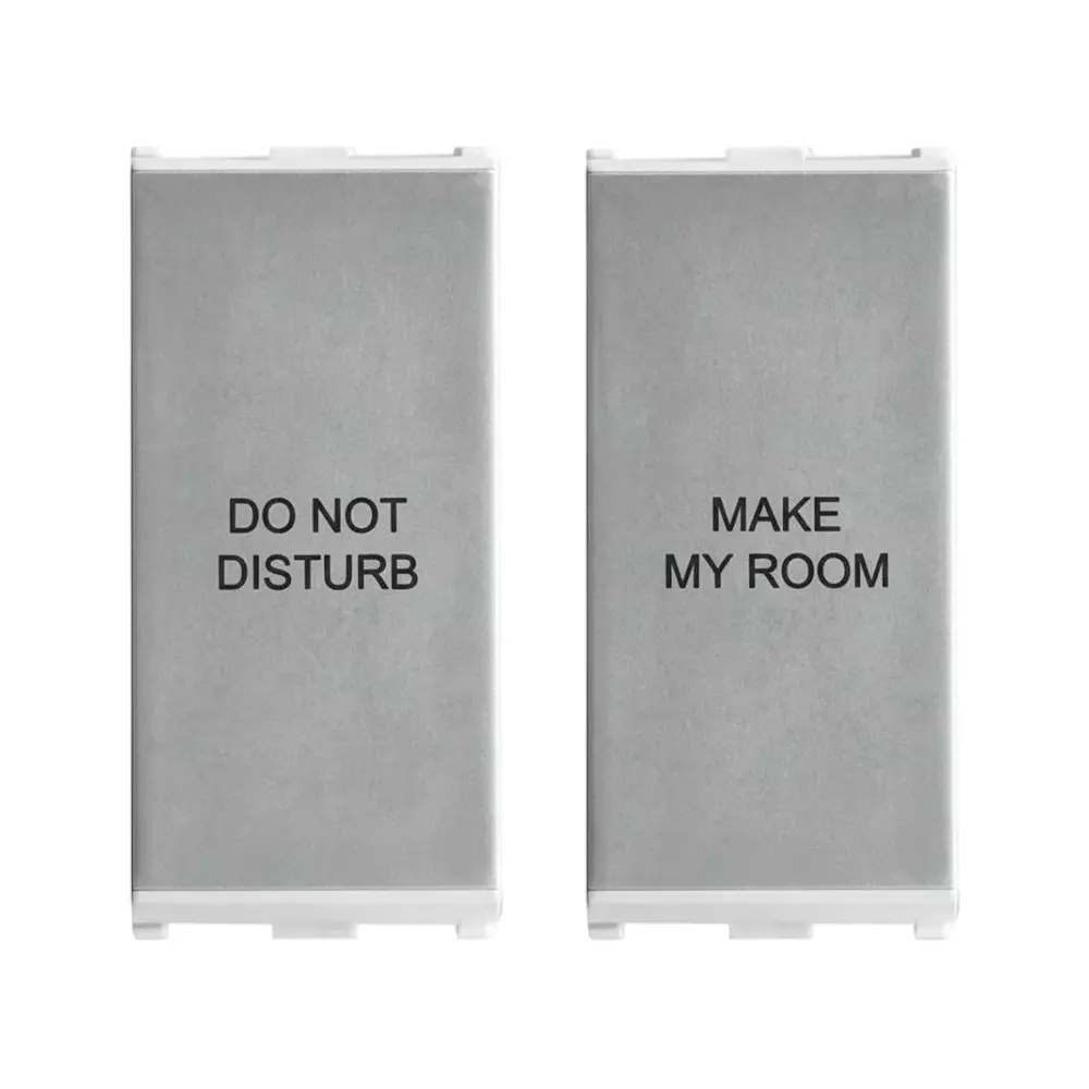 Anchor Roma Urban Internal DND & MMR Switch Kit 2 Module Silver for Homes, Offices & Commercial Use, 66702S