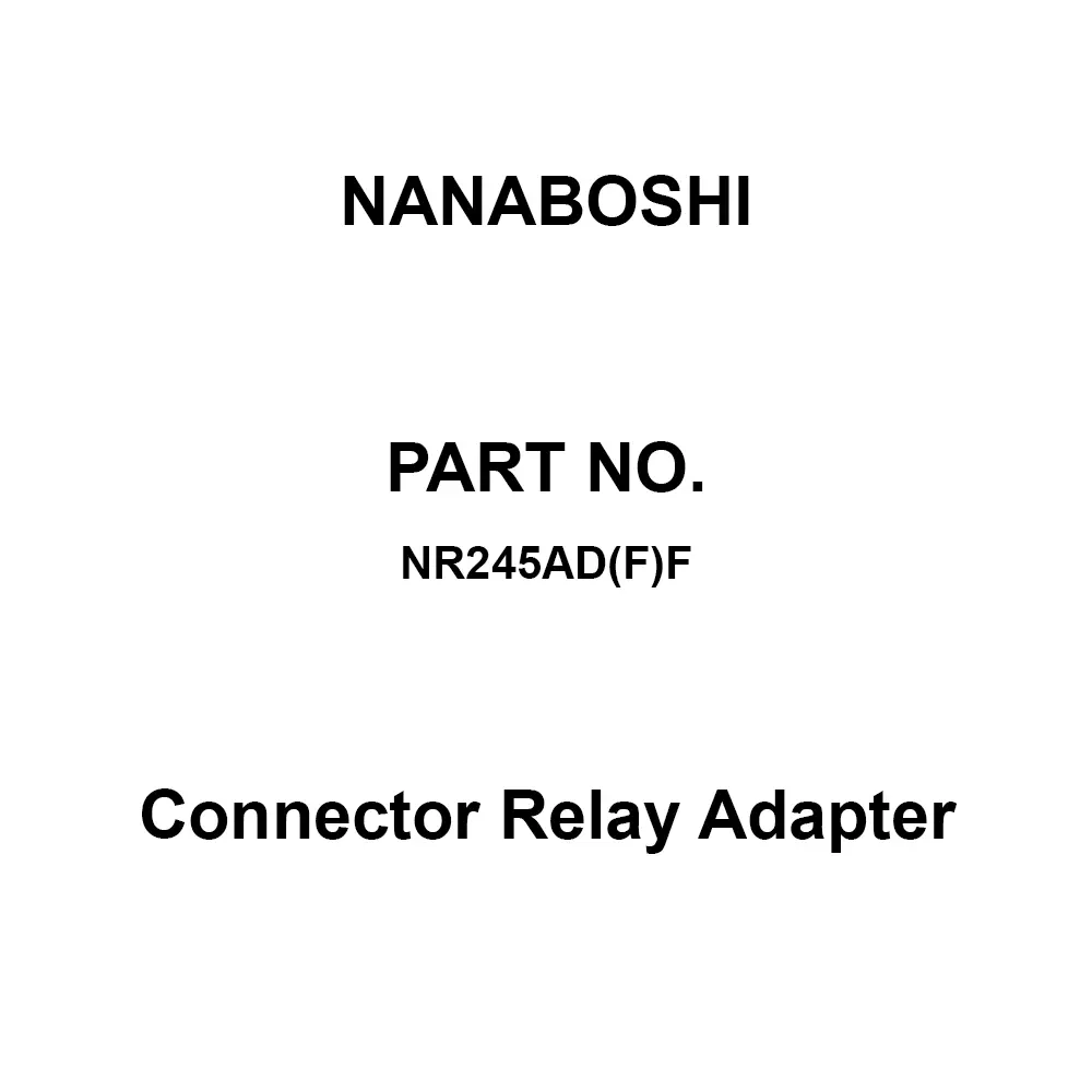Nanaboshi Connector Relay Adapter 24 Female Contact, NR245AD(F)F
