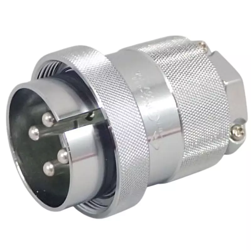 Nanaboshi Large Metal Connector Straight Plug 250 V Rated Voltage, NCS-444-PM