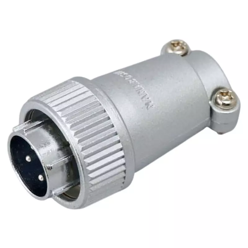Nanaboshi Metal Connector Straight Plug 250 V Rated Voltage, NR-204-PM