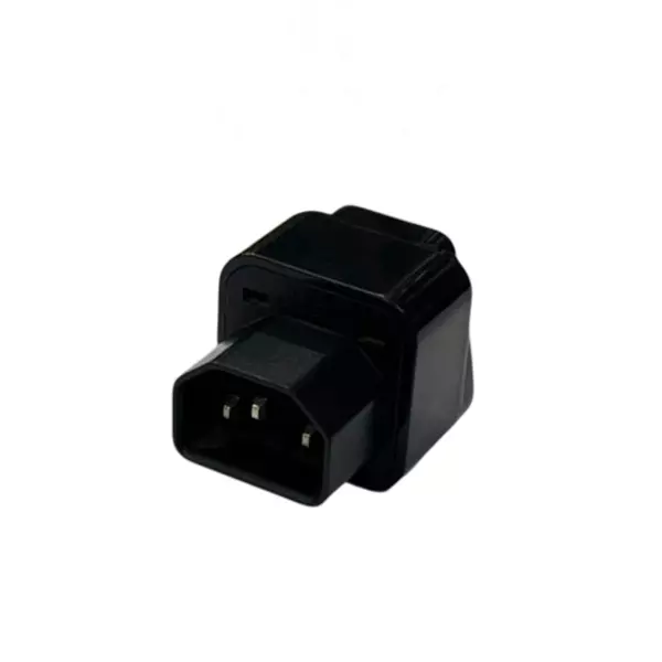 Setmi India 3 Pins IEC Multiplug in Black Color, Surge Protection & Heat Resistant for International Travel