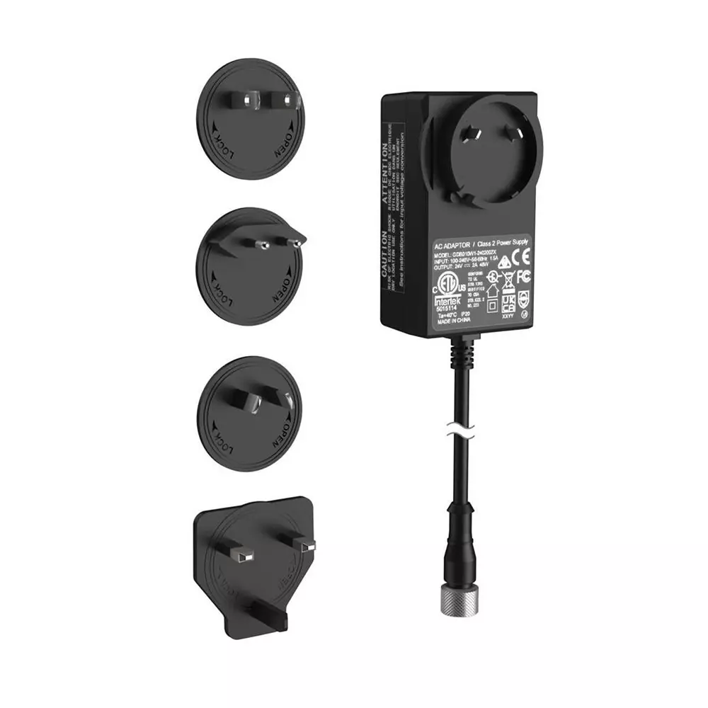 BANNER ENGINEERING Interchangeable Plug Wall Mount 1 Output 100 VAC to 240 VAC, PSW-24-2