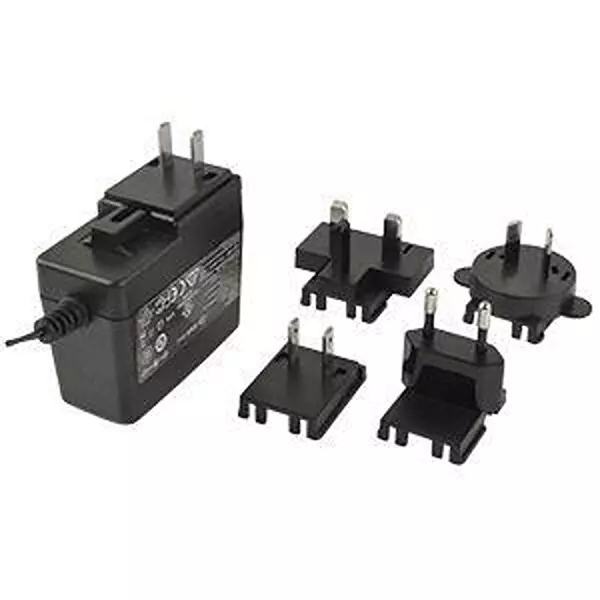 CUI INC Interchangeable Plug Wall Mount 1 Output 90 VAC to 264 VAC, SMI24-5-V-P6