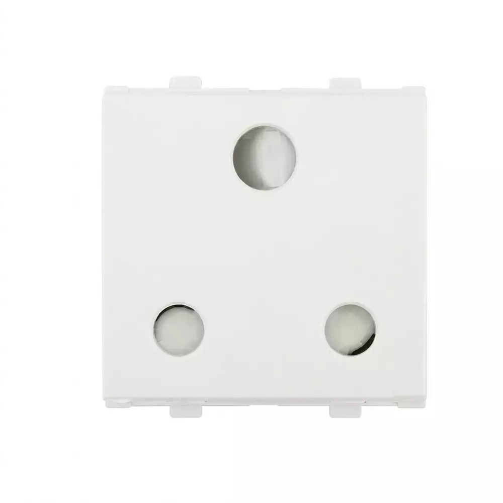 Anchor Penta 3 Pin Socket White 2 Module 16 Amp, 65204 (Pack of 10)