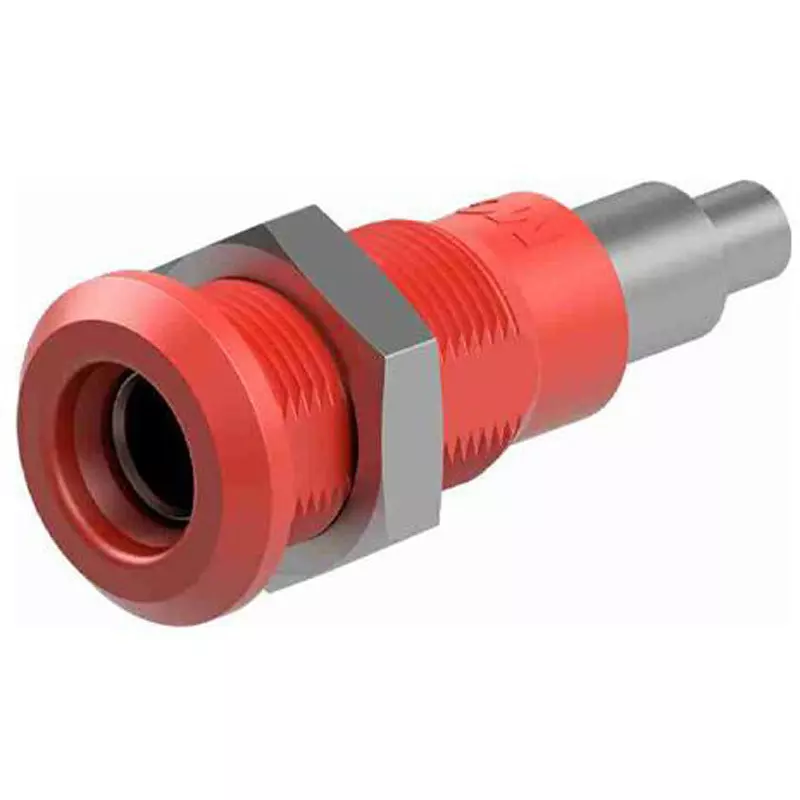 Esco Panel Mount Socket AC 30 V DC 60 V Rated Voltage 25 A Rated Current Φ4 mm Compatible Plug, EA940DP-572
