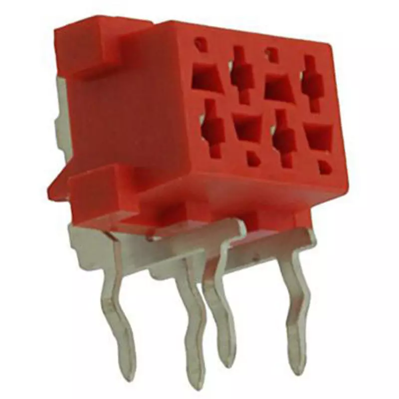TE CONNECTIVITY PCB Socket Solder Connection 4 Pole, 7-215460-4 (Pack of 250)