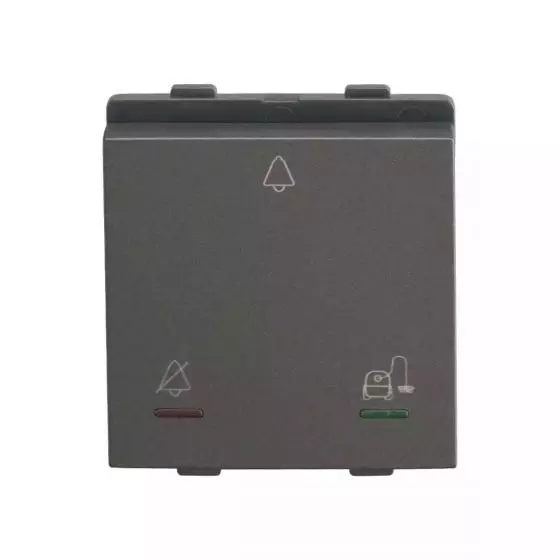 L&T [ Lauritz Knudsen ] Englaze DND-MMR OutSide Room Unit Mountain Grey 2 Module, CB92602HM10