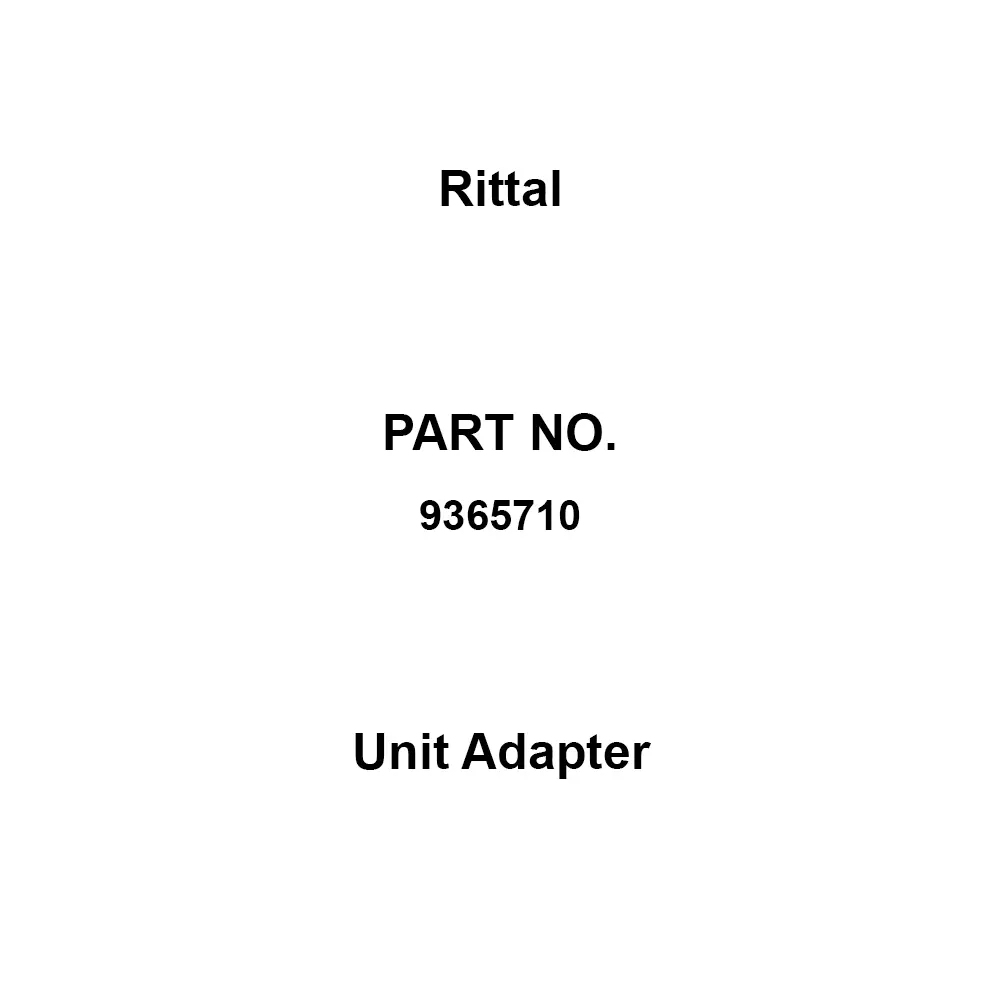 Rittal Unit Adapter Insert strip Name, 9365710