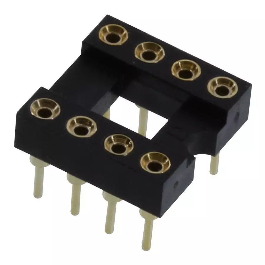 MULTICOMP PRO IC Sockets DIP SOCKET, 8 POSITION, THROUGH HOLE, SPC15511