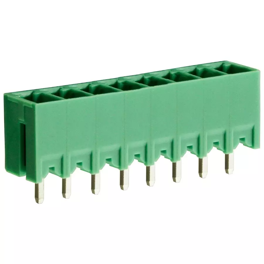 CAMDENBOSS Terminal Block, Header, 8Pos, Th, CTBP93VE/8 (Pack of 10)